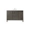 James Martin Vanities Metropolitan 48in Single Vanity, Silver Oak w/ 3 CM Ethereal Noctis Quartz Top 850-V48-SOK-3ENC - alternate 1
